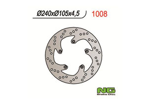 Disque de frein fixe avant gauche ATLANTIC 125 '04-'06, 250 '04-'06
