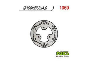 Disque de frein fixe arriere pour Aprilia ATLANTIC 125 02-07