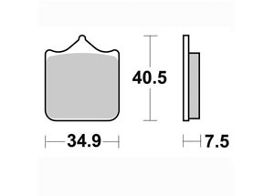 PLAQUETTES de FREIN BRAKING  870CM66