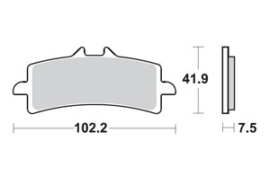 PLAQUETTES de FREIN BRAKING  930CM66