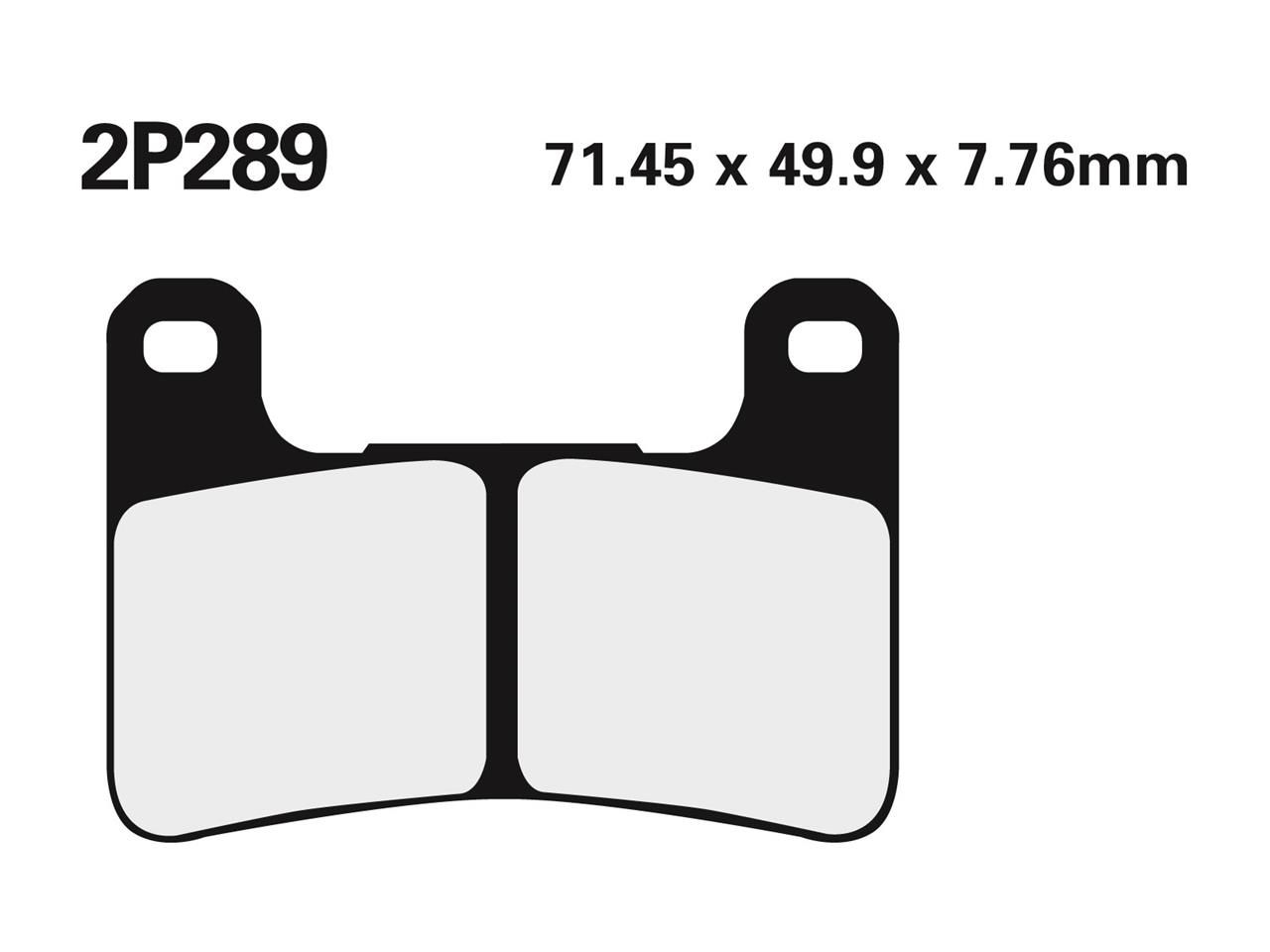 SUZUKI GSX-R 1000 2011-2018 Course Fritté RS composé PLAQUETTES FREIN AVANT SBS841RS